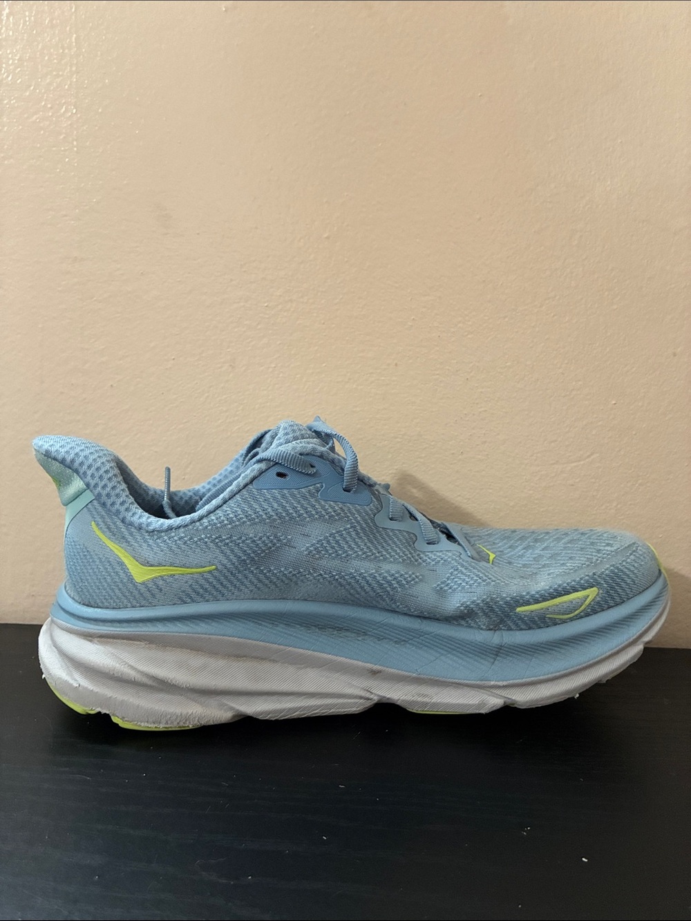 Hoka one W Clifton 9 blue size 8 very used - Picture 2 of 9